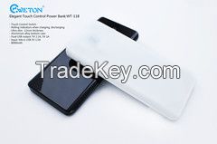 8000mAh Elegant Touch Control Power Bank:WT-118