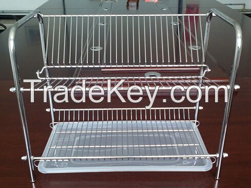 Kitchen Stainless steel 2 Layered Dish Drainer