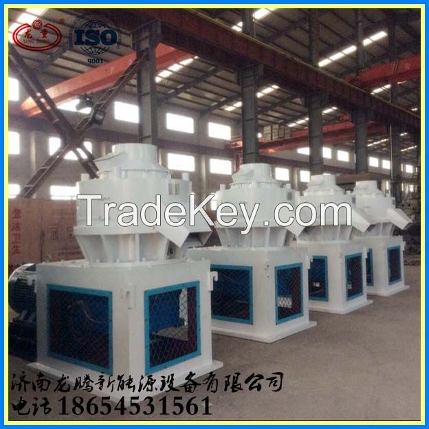 High efficiency and energy saving vertical ring die pellet mill