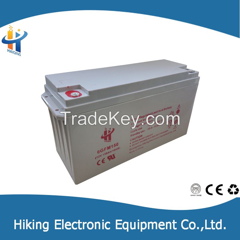 High Performance 12v 150ah energy storage solar battery