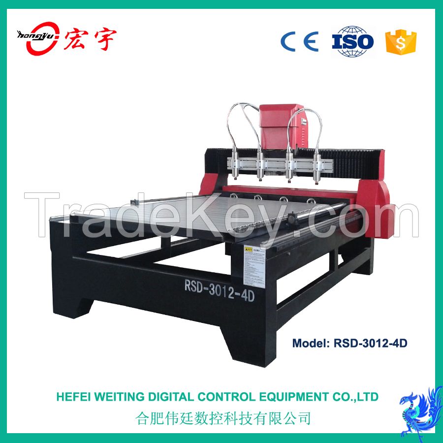 CNC Rotary 3D Engraving Machine