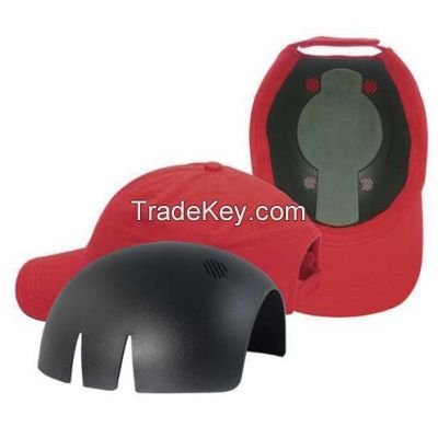 cotton twill baseball style CE EN 812 ABS bump shell EVA foam industrial safety bump cap hat