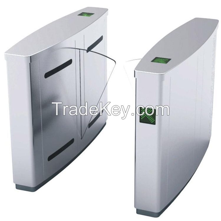 CE Approved Security Passage Turnstile with IR Sensor, alarm, Flap Barri