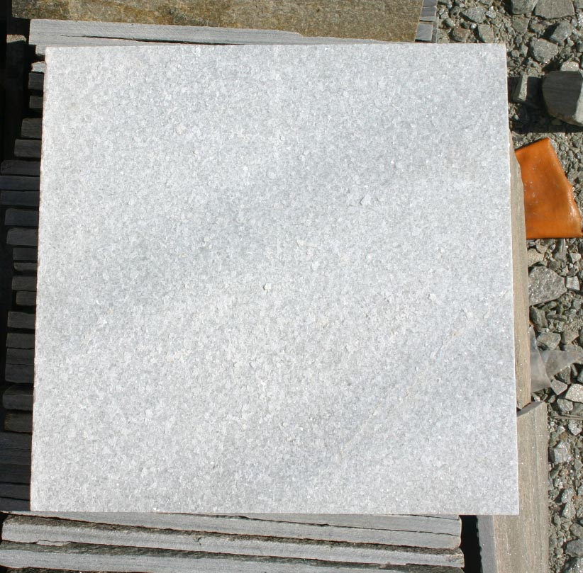 white quartzite tile