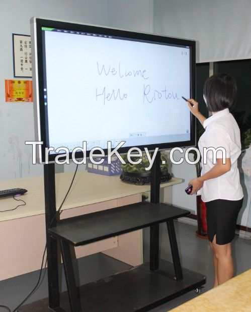 Low price all in one touch monitor muti touch infrared monitor for education, lecture, business meeting