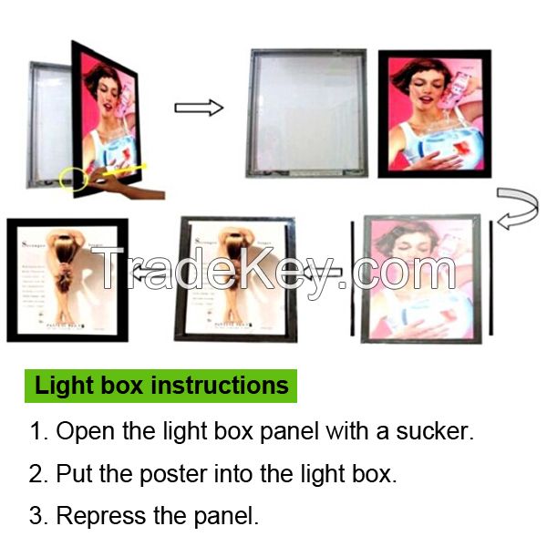 Low price advertising light box led display