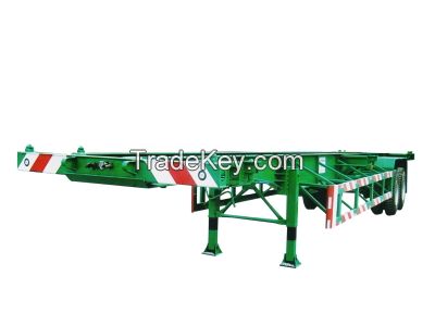 45Feet 2Axles Skeletal Container Semi Trailer (12locks) 