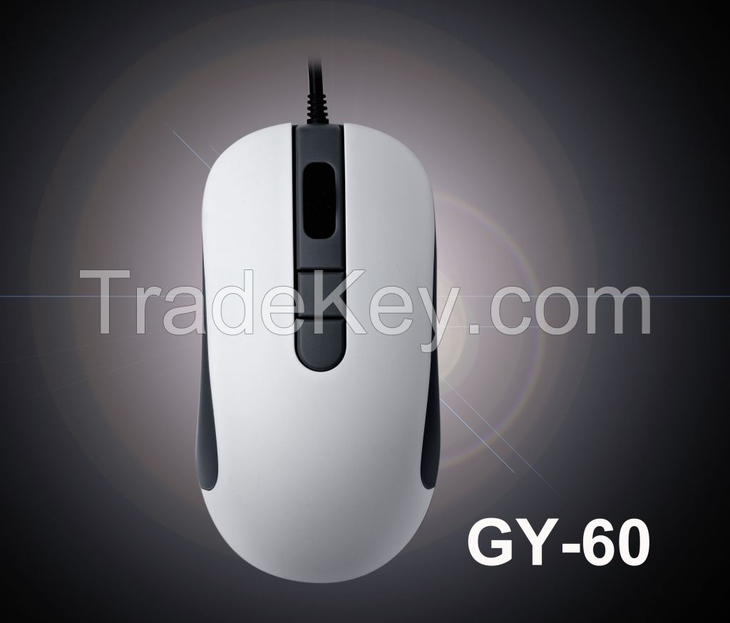 2000DPI Six-color LED light breathing computer gaming mouse GY-60 