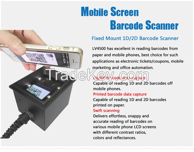 NEW LV4500 Top Quality Hot Sell 2d Pdf417 Code Barcode Scanners