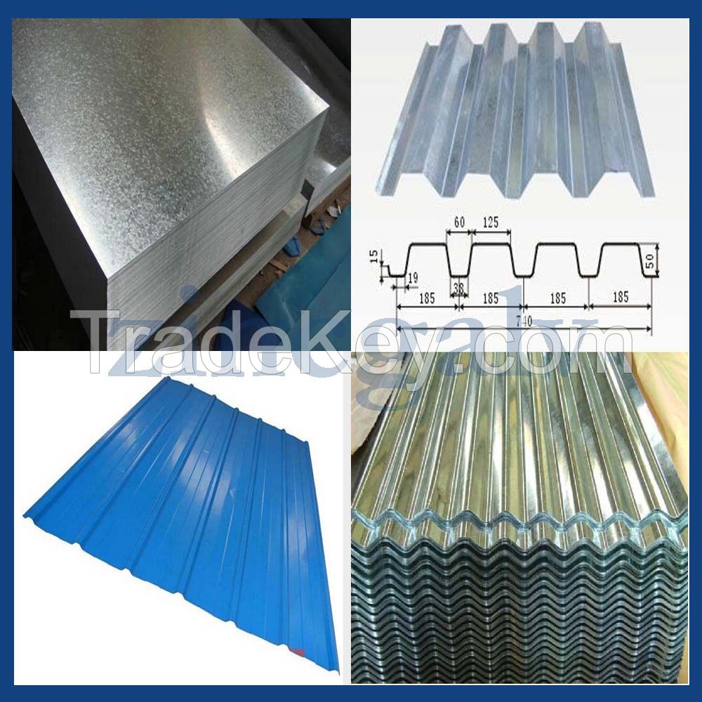 Prepainted corrugated steel roofing sheets