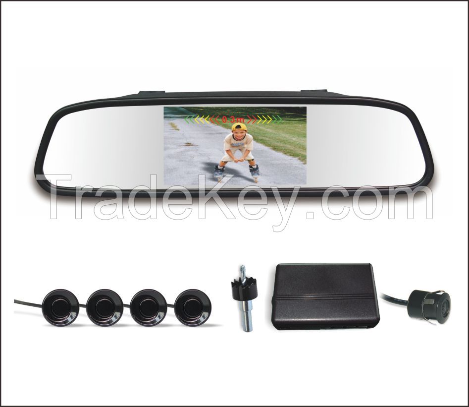 4.3&amp;amp;quot; TFT-LCD reverse display car parking sensor