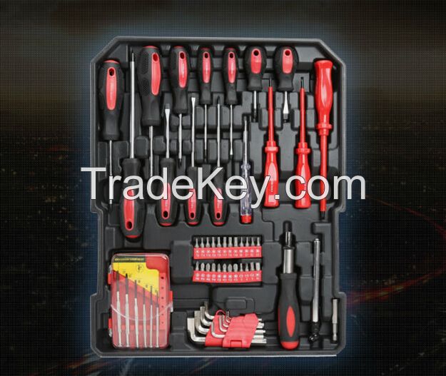 High Quality 186PCS Tool Set With Trolley Tool Case , Household Tools