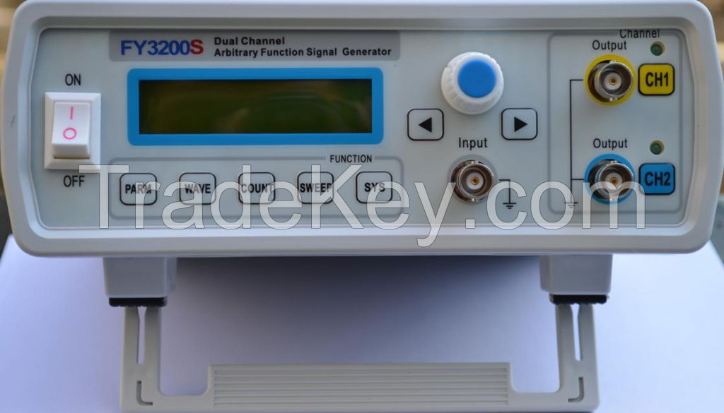 FY3206 0.01-6MHz dual-channel usb arbitrary waveform generator dds signal generator with 60MHz frequency counter meter