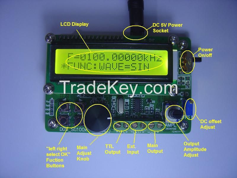 Fy1000 0.01-10MHz dds high frequency generator dds signal generator module