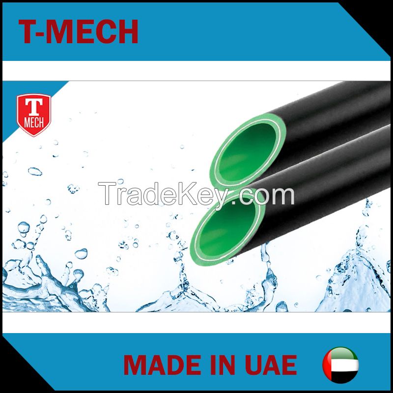 Uae factory price list ppr pipe and fitting small size green ppr pipes