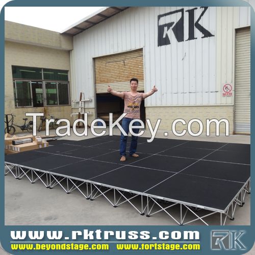 2015 Hot selling mobile stage! 3&#039;x3&#039;, 4&#039;x4&#039; mobile stage rental