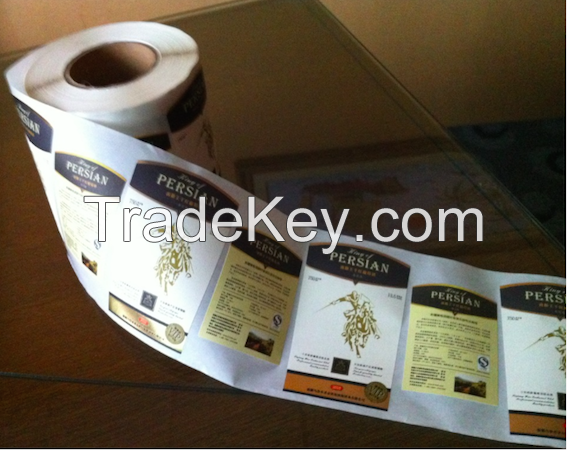 Hot selling Customized self adhesive pvc product label