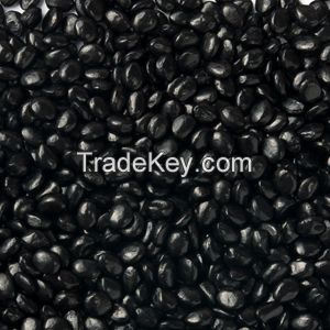 Black masterbatch for plastic film