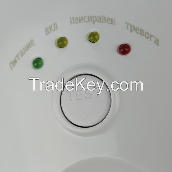 LCD screen display large backlit natural gas leak detector for home