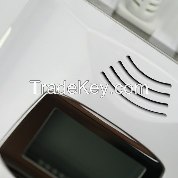 LCD screen display large backlit natural gas leak detector for home