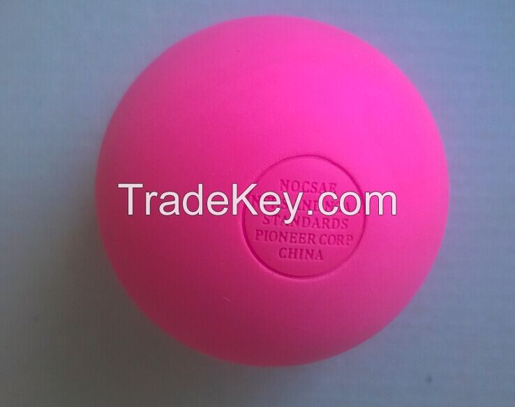 NOCSAE NCAA standard Rubber Lacrosse Ball Engrave Logo