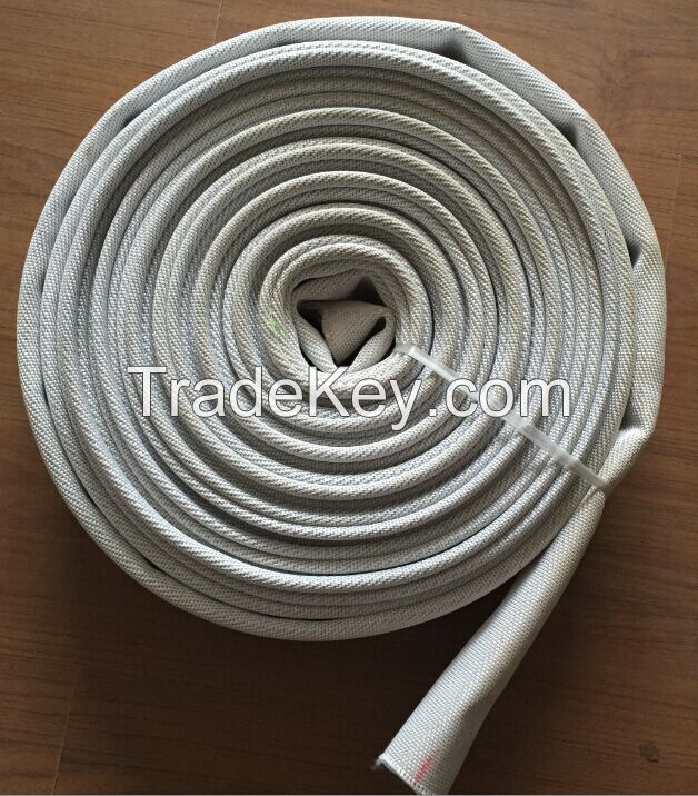 Rubber fire hose