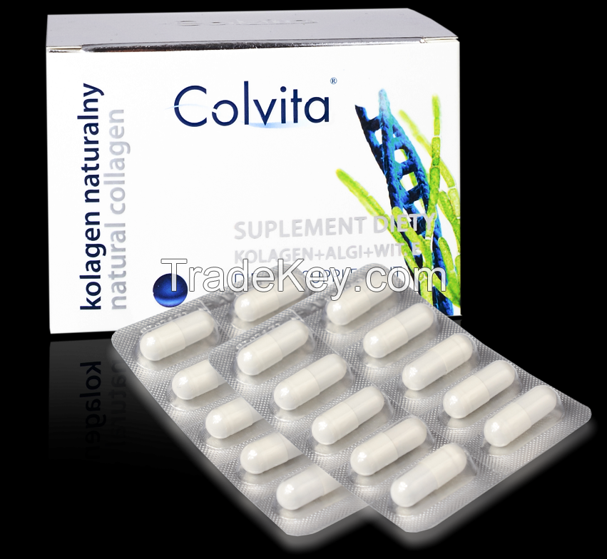 dietary supplement COLVITA collagen algae vitamin E natural collagen peptides