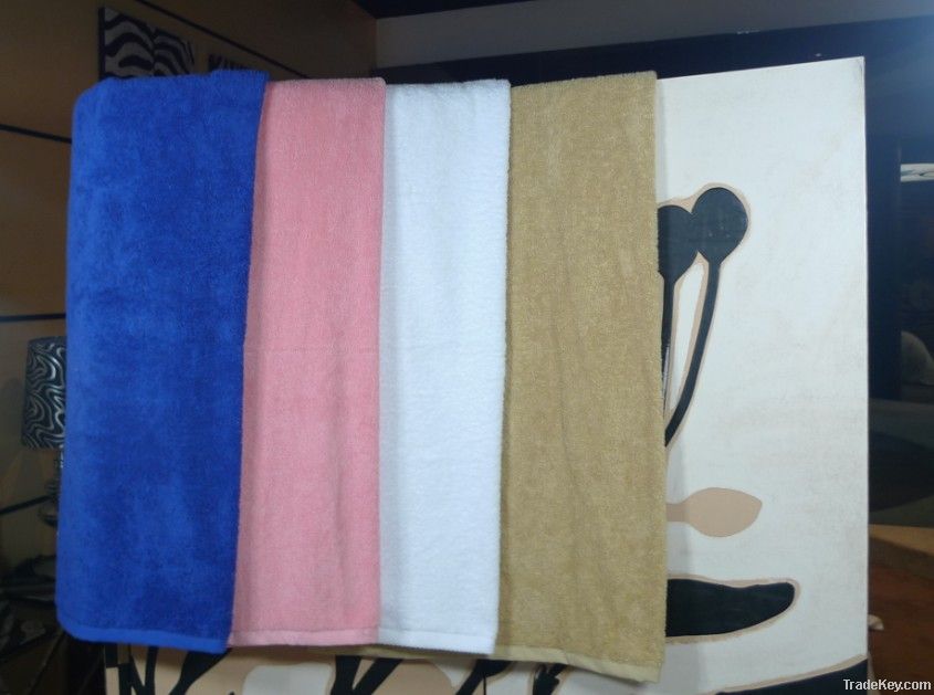 Hotel towels of bath towels