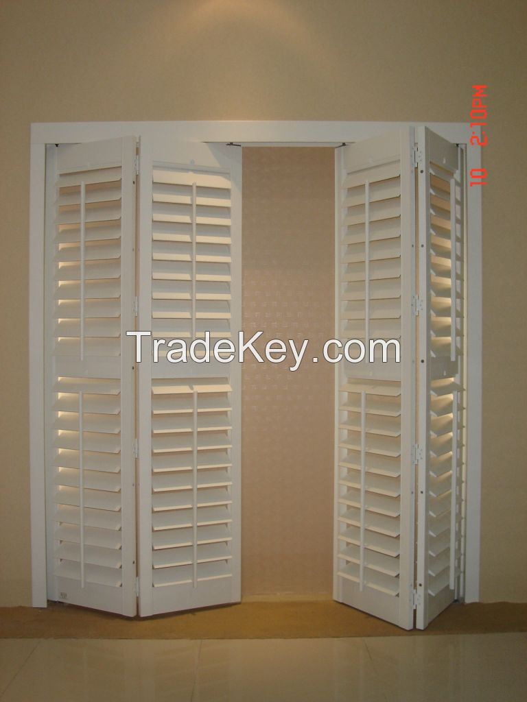 basswood shutters, wooden shutters, PVC shutters