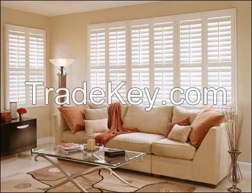 basswood shutters, wooden shutters, PVC shutters