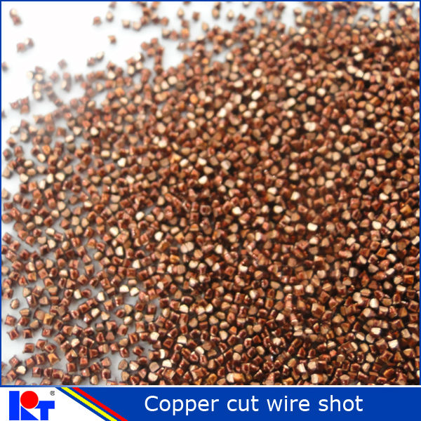 blasting metal abrasive copper cut wire shot