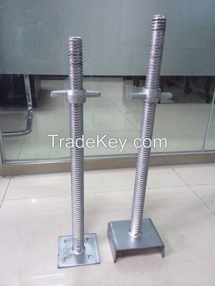 Q235 solid scaffold foot jack, base jack, head jack producer