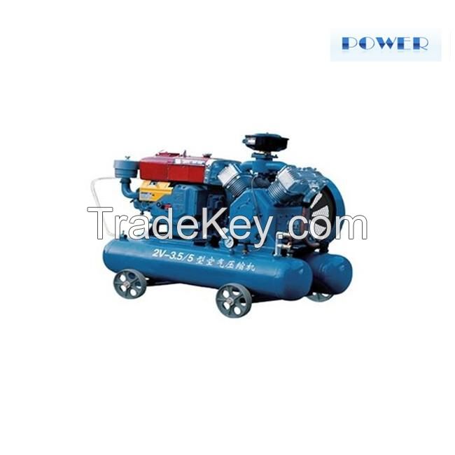 Diesel Piston Air Compressor 3.5mÂ³ model 2V-3.5/5