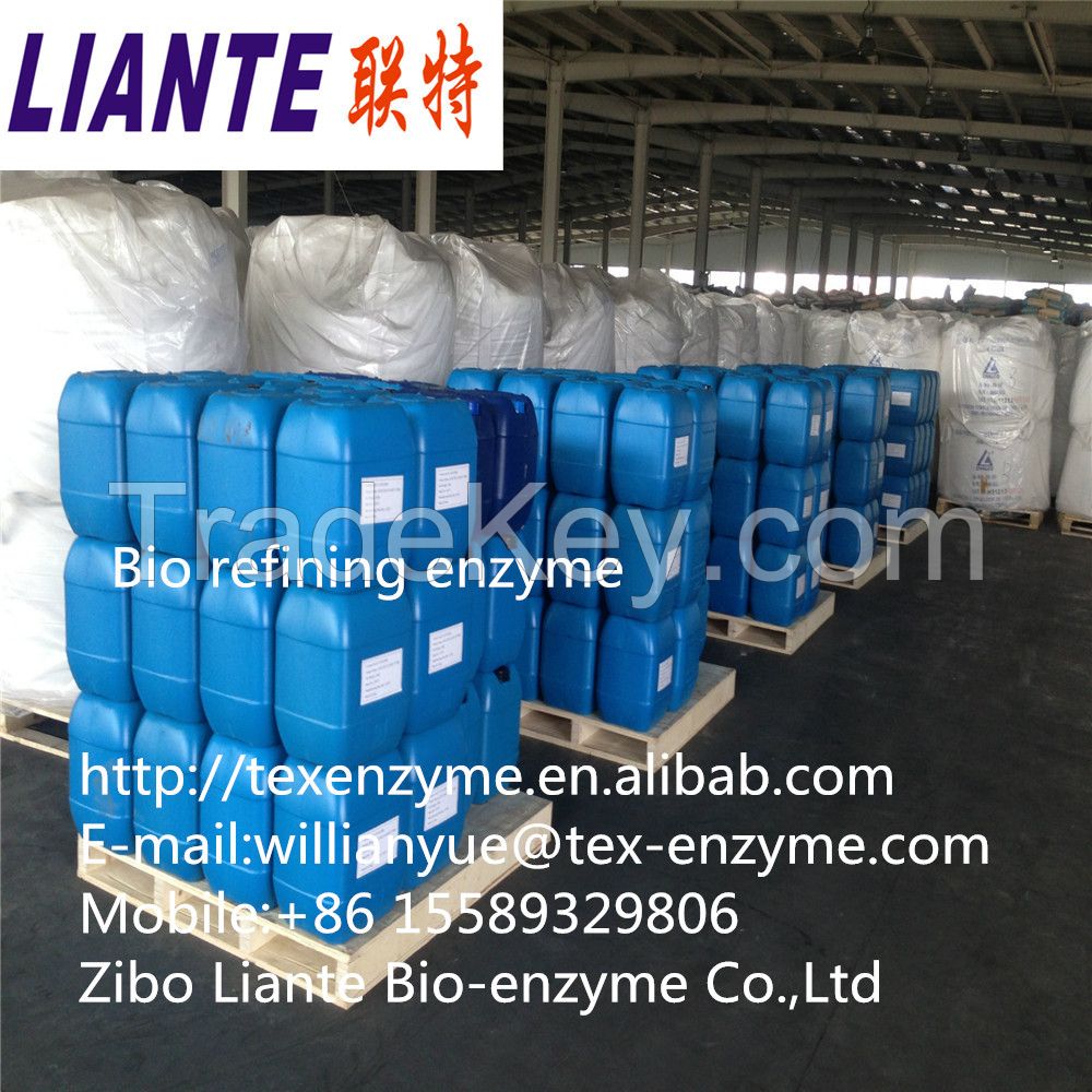 Biological refining enzyme