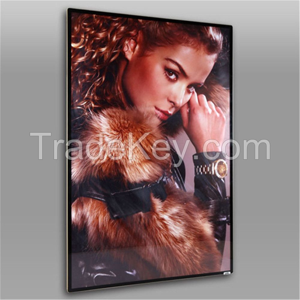 China factory selling edge light picture frame poster frame with low price