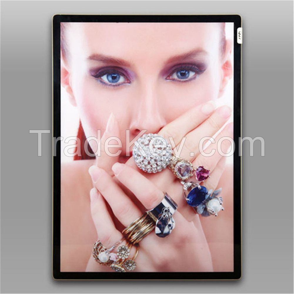 Shopping center advertisement lighting poster frame photo frame with factory price