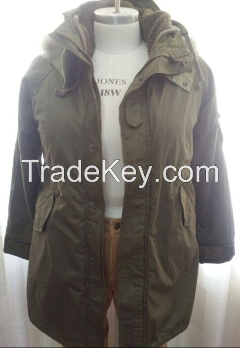 Women&#039;s coat with hood