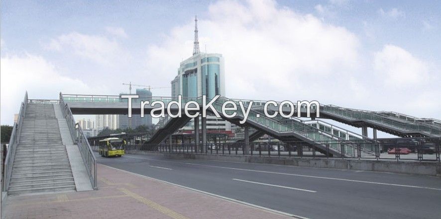 Prefabricated Steel Structure Pedestrian Bridge