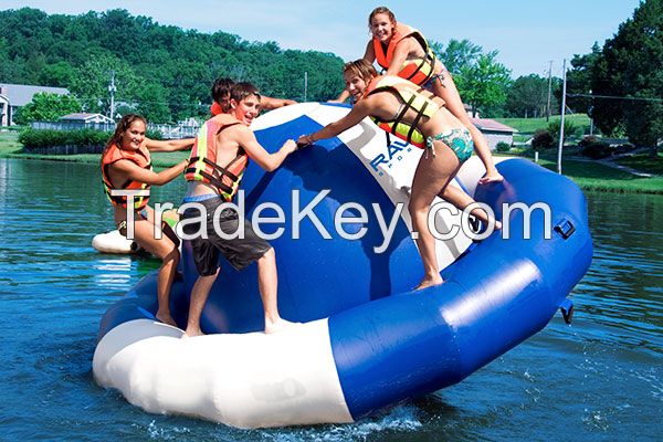 Inflatable water rocker outdoor game for adults and kids