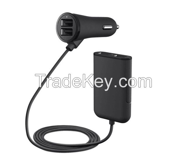  4 Ports USB Car Charger 