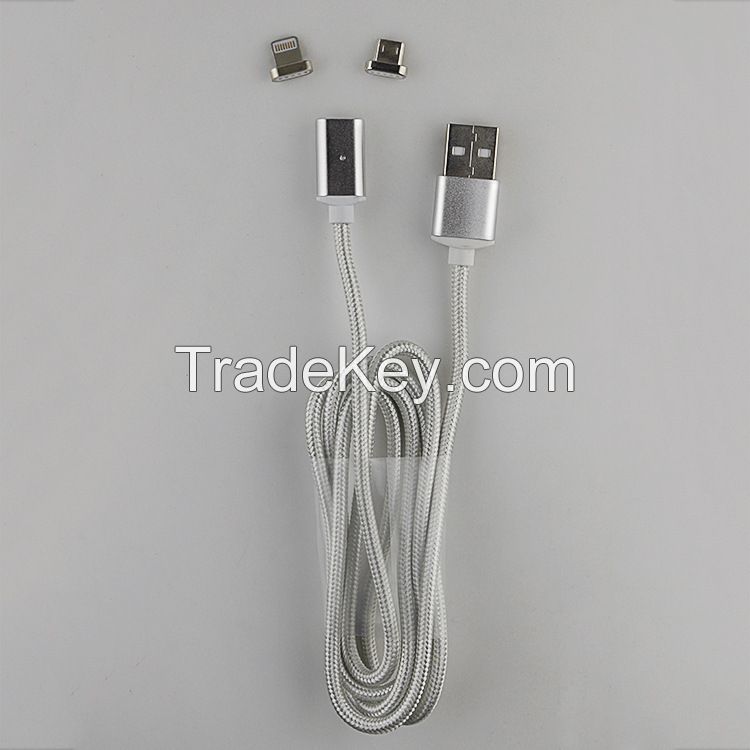 2017 new magnetic USB cables for iphone and smart phones