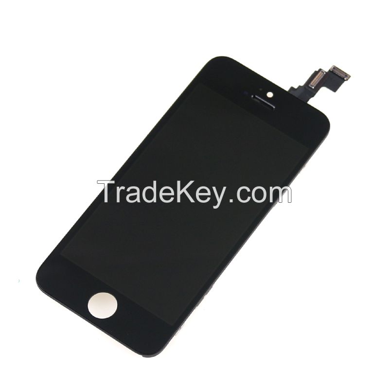 Mobile phone spare parts of  iPhone 5g/5c/5s LCD screen/ touch display/ digitizer replacement