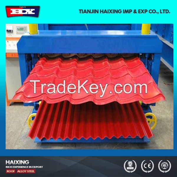 galvanized roofing sheet roll forming machine