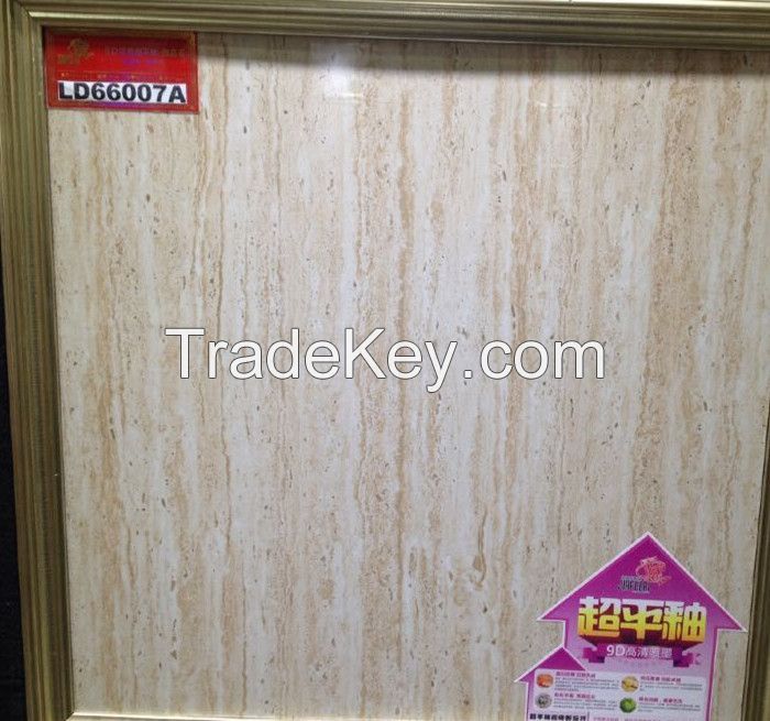 Hot Sale Inkjet Marble Glazed Polished Porcelain Flooring Tile