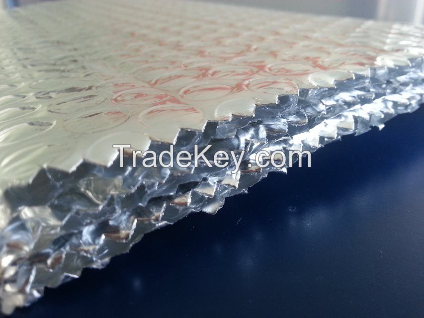 double air bubble aluminum foil heat  insulation material 