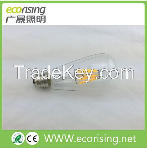 Hot New products glass material E27 led bulb 5w