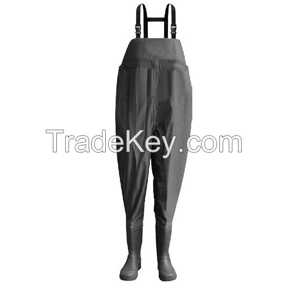 nylon/PVC chest wader for fishing