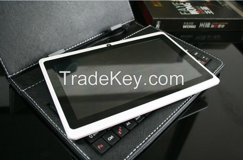 7 inch tablet pc  with Allwinnner A33, Quad Core , Q88