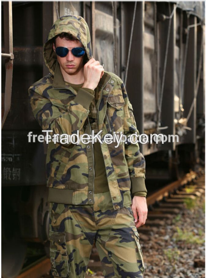 Good quality men military jacket