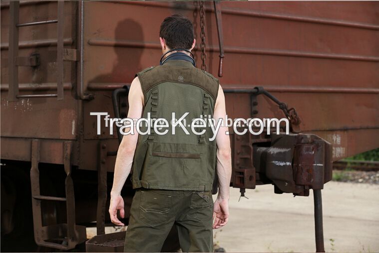 fashion style men outdoor shooting vest